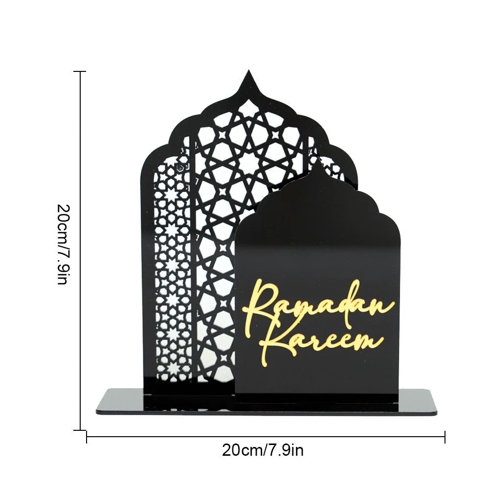 Islamic Hollow Pattern Acrylic Tabletop Decor (MAC404) - Image 7