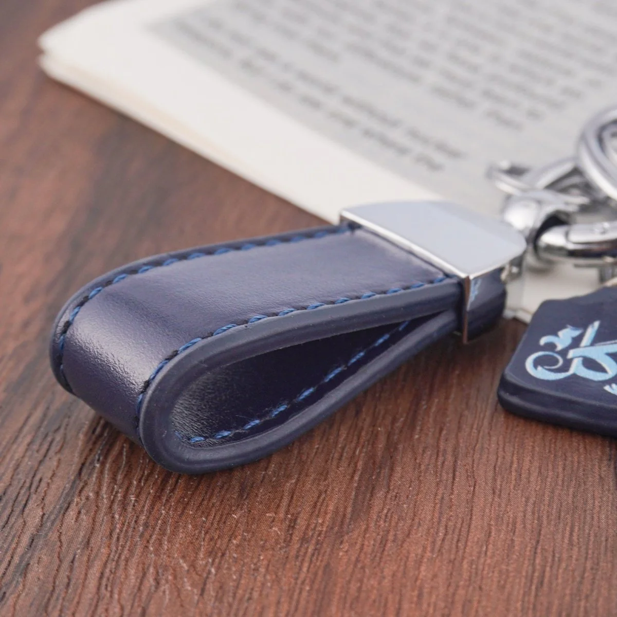 Islamic Leather Keychain with Arabic Calligraphy & Mosque Pendant Sheepskin Keychain (MAC284) - Image 9