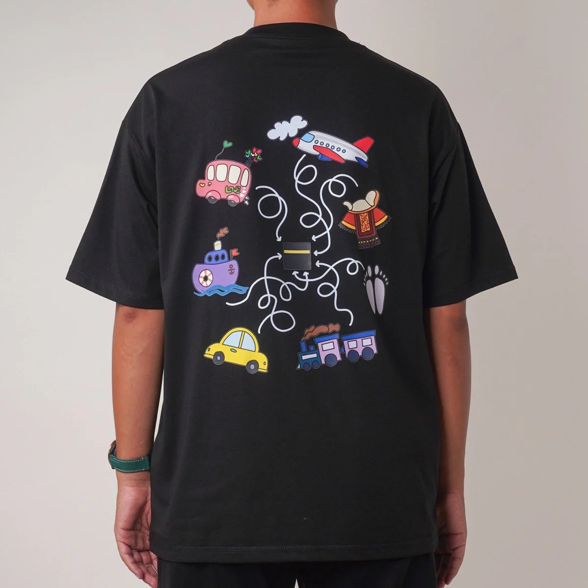 Islamic Style Artistic Design Short Sleeve T-Shirt Collection (MS182) - Image 13