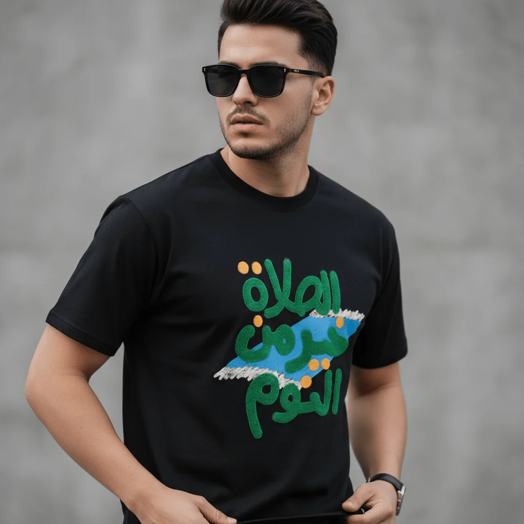 Islamic Style Artistic Design Short Sleeve T-Shirt Collection (MS182) - Image 4