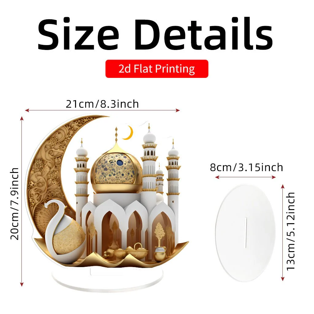 Islamic Style Mosque Acrylic Tabletop Decor (MAC386) - Image 6
