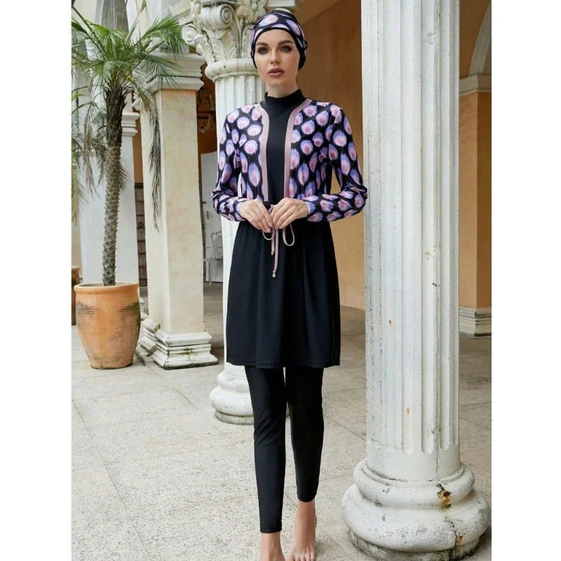 Islamic Swimwear Hijab | Muslim Women Swimwear Islamic Modest Swimsuit (MB017) - Image 3