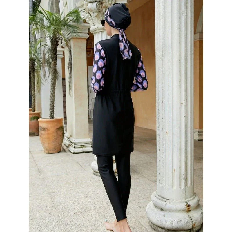 Islamic Swimwear Hijab | Muslim Women Swimwear Islamic Modest Swimsuit (MB017) - Image 5