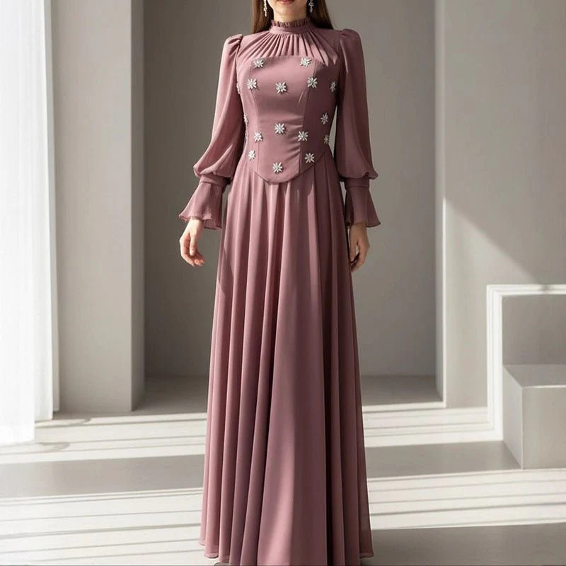 Jewel Embellished Maxi Dress (MS393) - Image 3