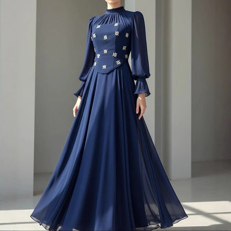 Jewel Embellished Maxi Dress (MS393) - Image 5