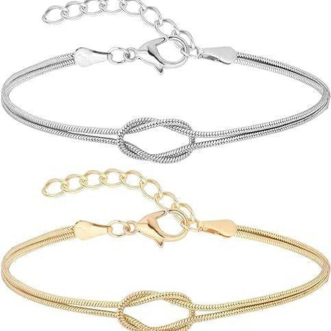 Knot Minimalist Statement Bracelet (MAC288) - Image 3