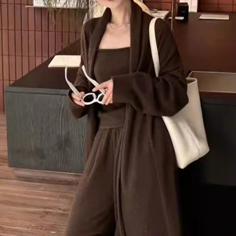 Lazy Style Three-Piece Knit Set(MS165) - Image 2