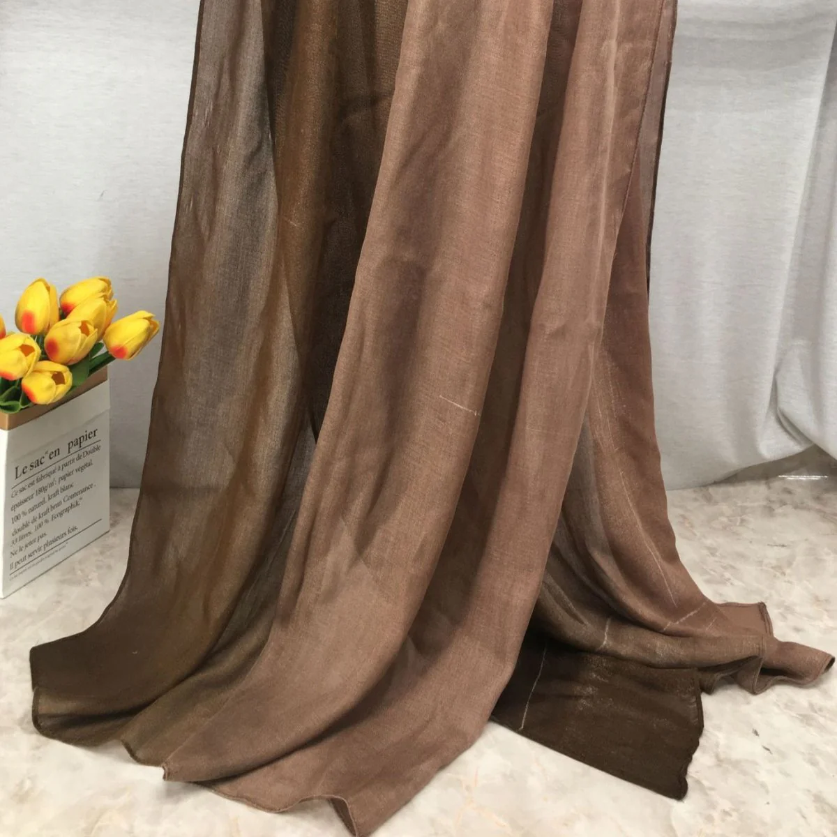 Lightweight Breathable Gradient Shawl Hijab (MH194) - Image 10