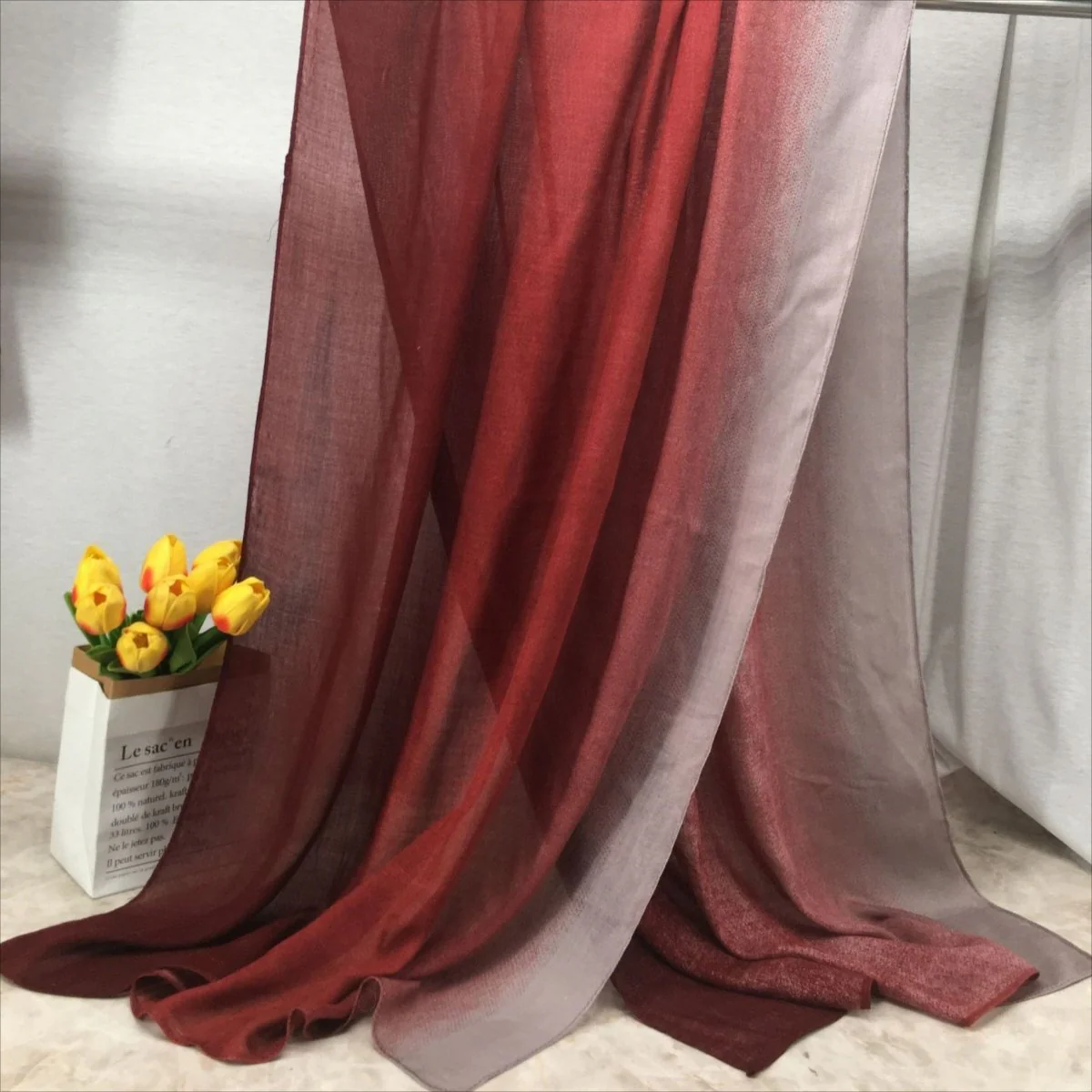 Lightweight Breathable Gradient Shawl Hijab (MH194) - Image 14