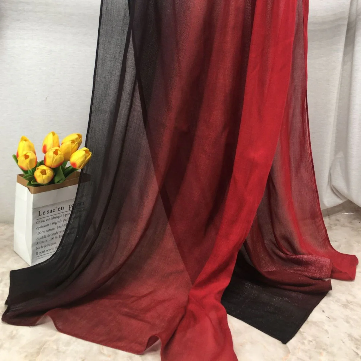 Lightweight Breathable Gradient Shawl Hijab (MH194) - Image 15