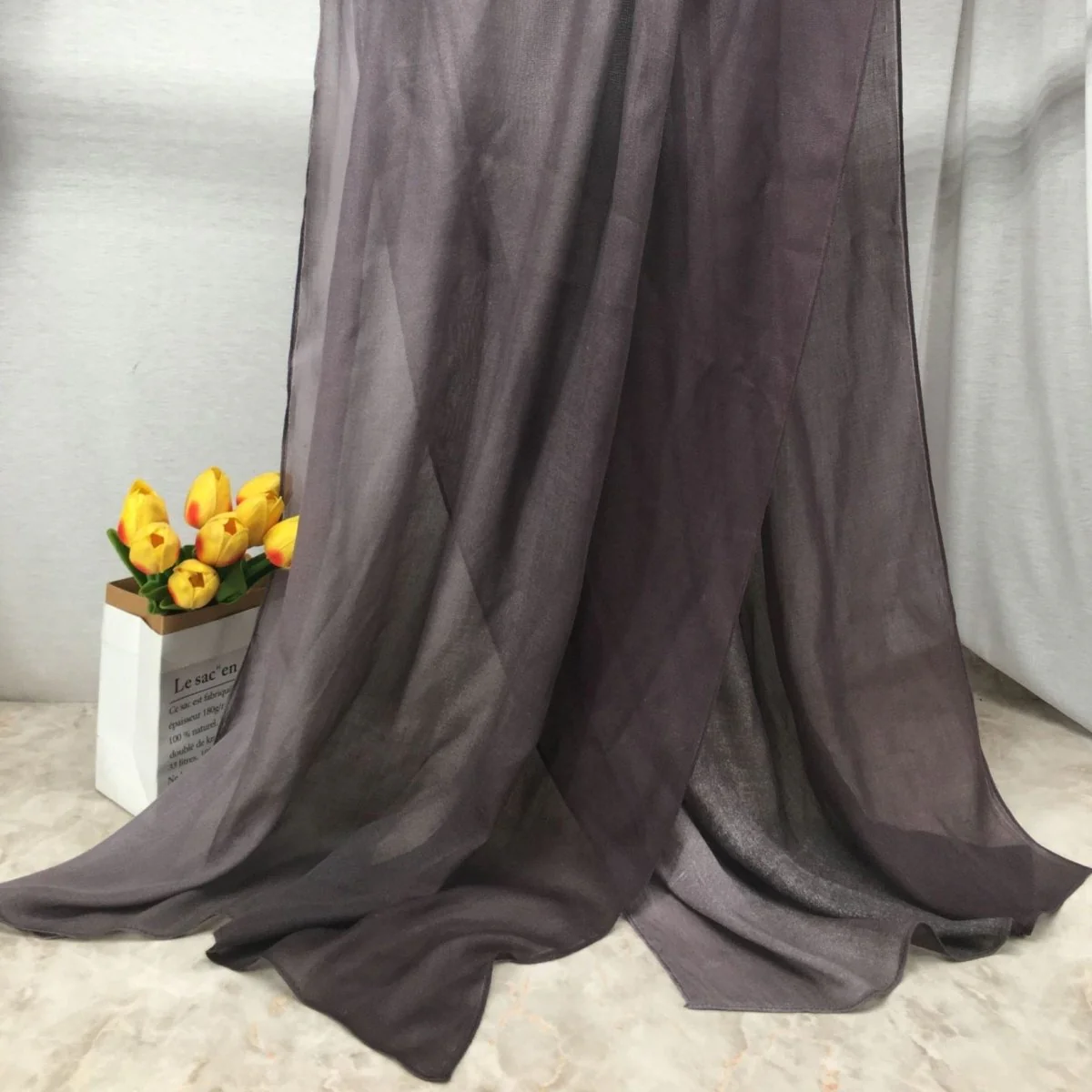 Lightweight Breathable Gradient Shawl Hijab (MH194) - Image 7