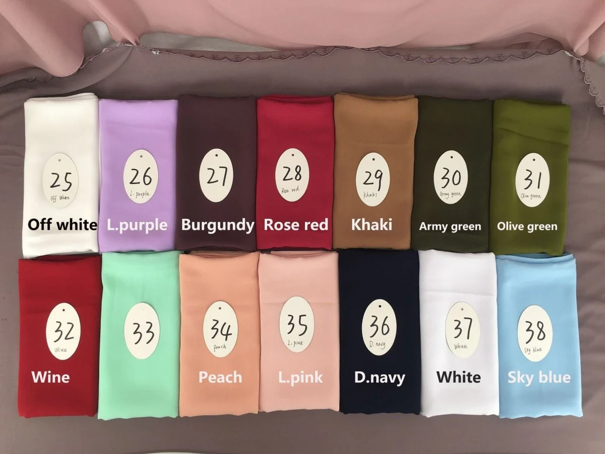 Lightweight Breathable Soft Minimalist Hijab (MH191) - Image 6