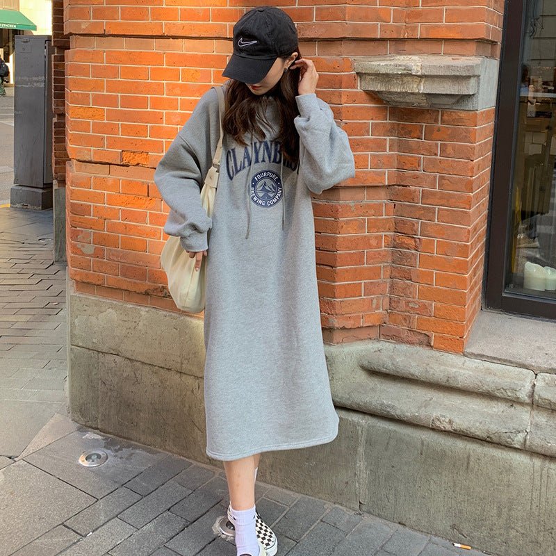 Loose Slim Long Hoodie Sweater (MS074) - Image 4