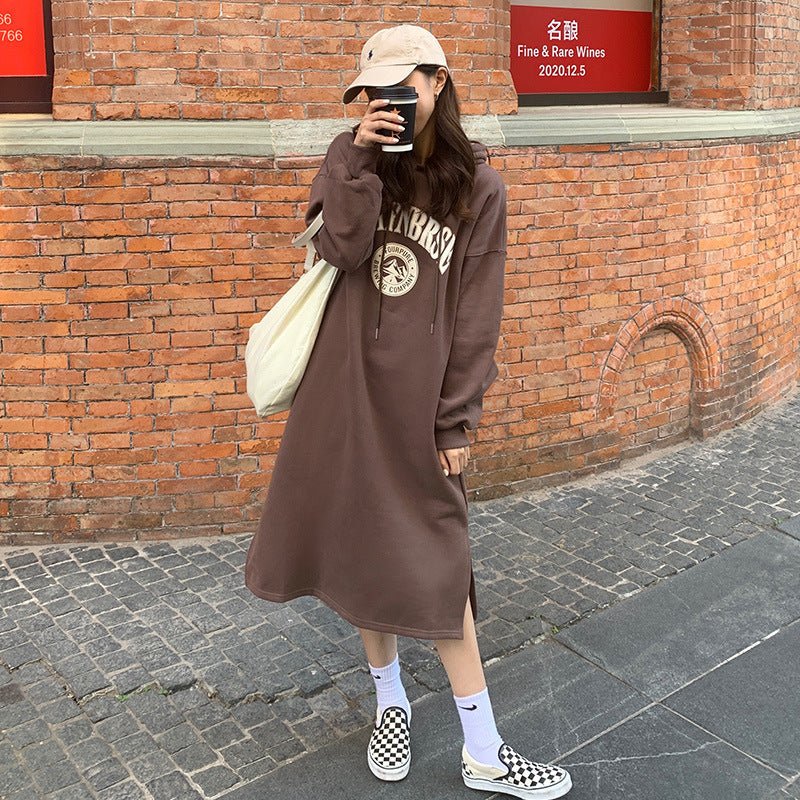 Loose Slim Long Hoodie Sweater (MS074) - Image 5