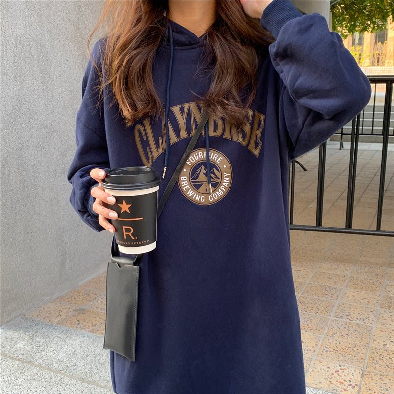 Loose Slim Long Hoodie Sweater (MS074) - Image 7