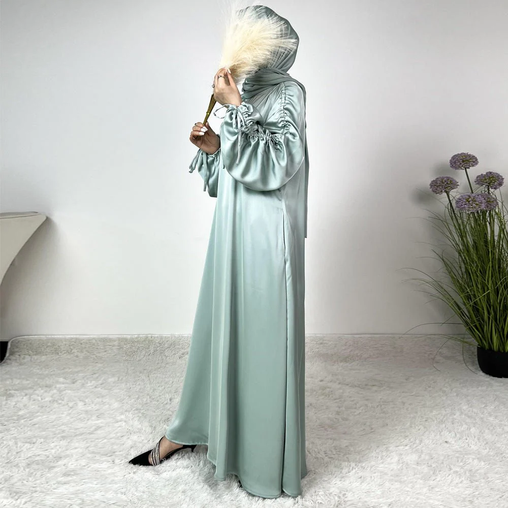 Loose Swing Adjustable Lantern Sleeve Abaya Dress (MA167) - Image 5