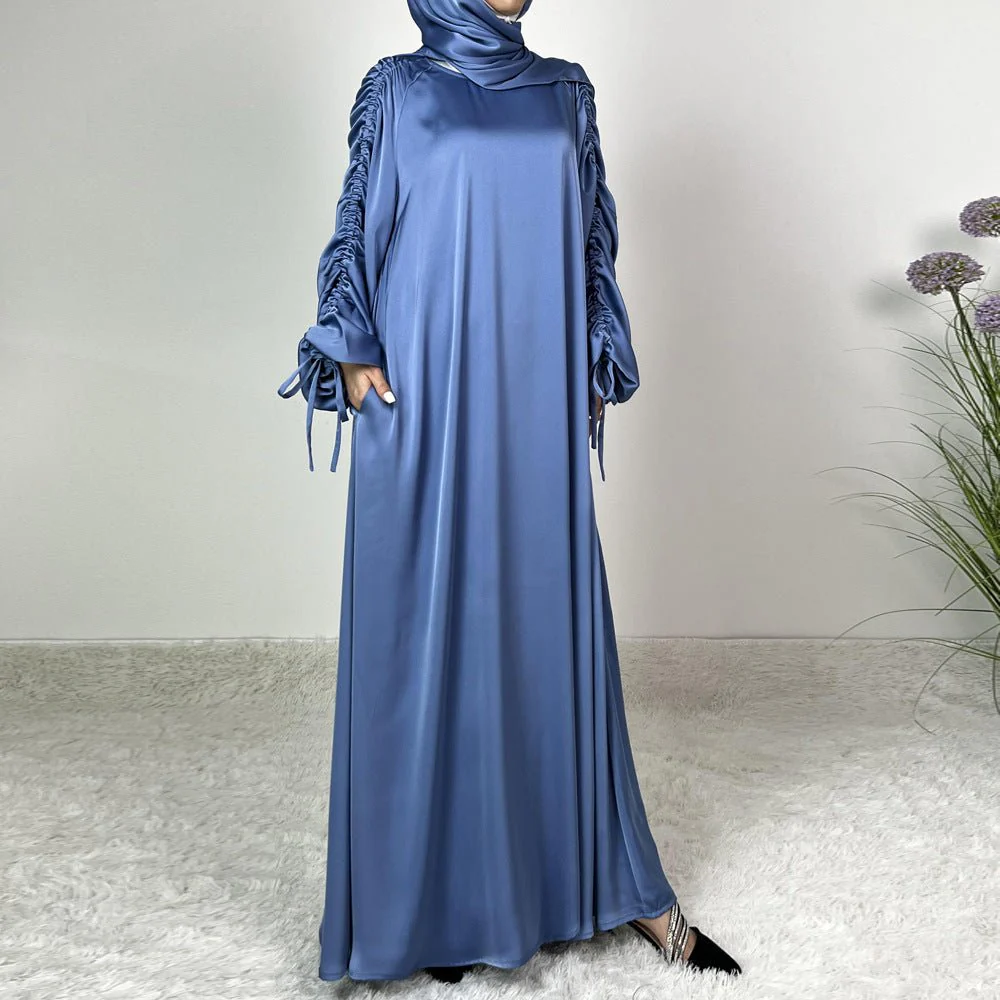 Loose Swing Adjustable Lantern Sleeve Abaya Dress (MA167) - Image 8