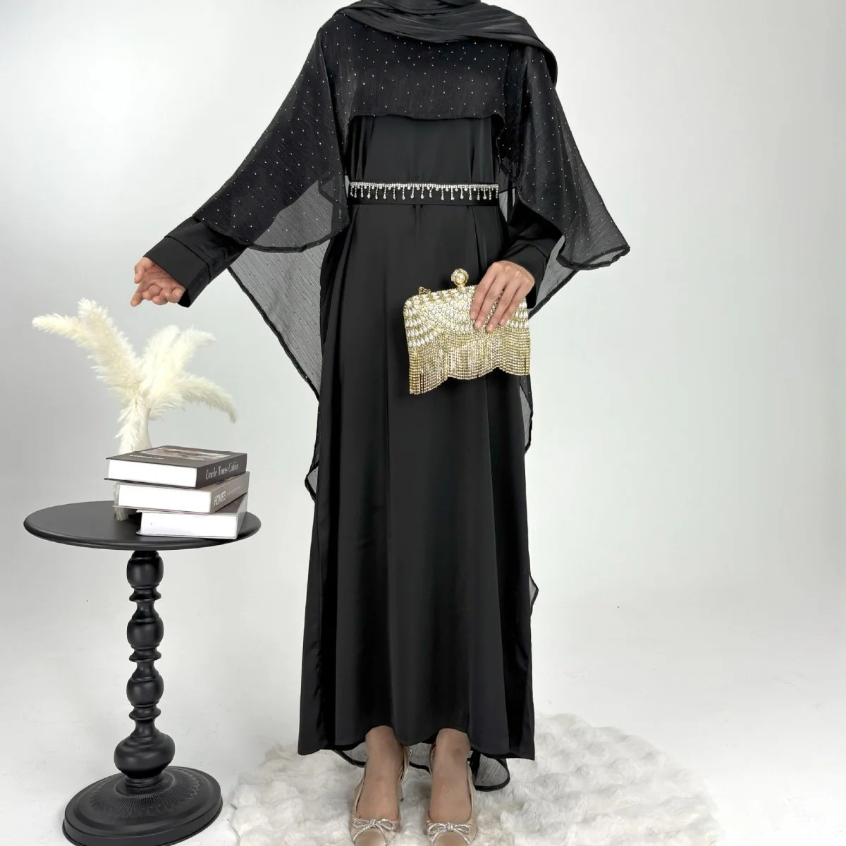 Luminous Modest Robe Collection | Elegant Cloak Suit Dresses (MA252) - Image 13