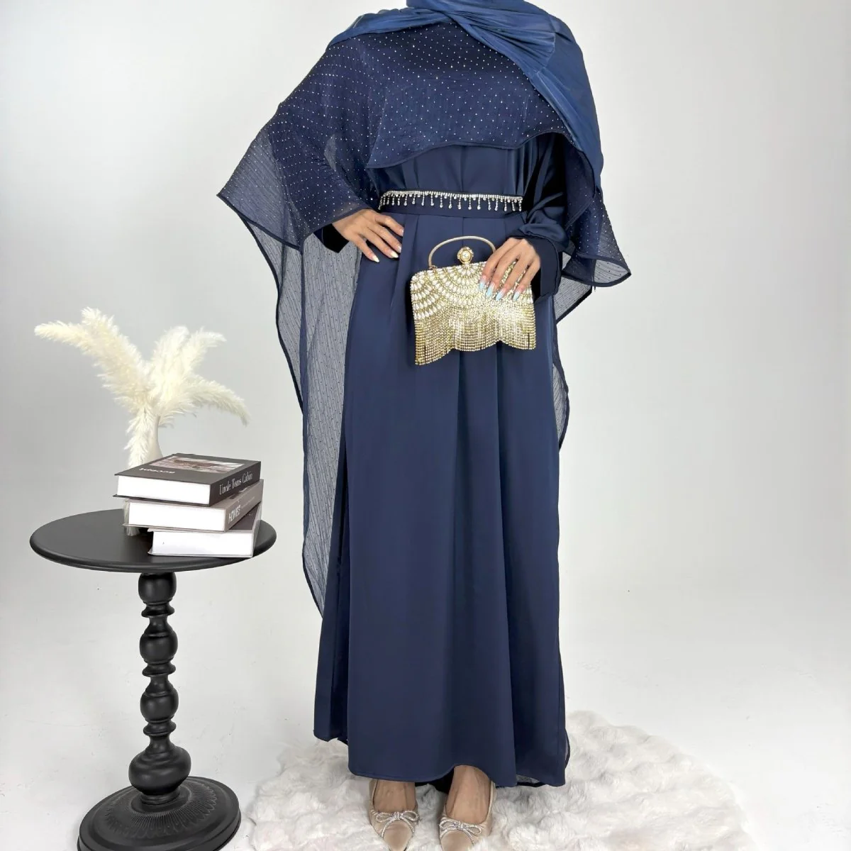 Luminous Modest Robe Collection | Elegant Cloak Suit Dresses (MA252) - Image 14