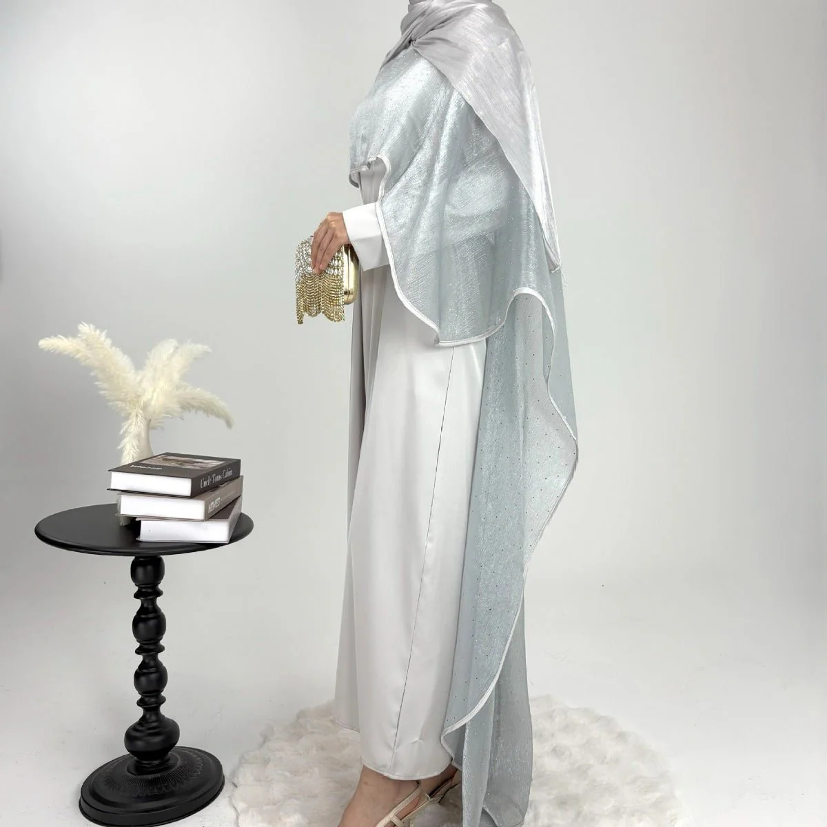 Luminous Modest Robe Collection | Elegant Cloak Suit Dresses (MA252) - Image 3
