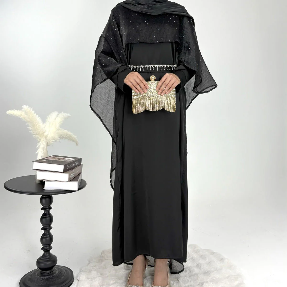 Luminous Modest Robe Collection | Elegant Cloak Suit Dresses (MA252) - Image 5