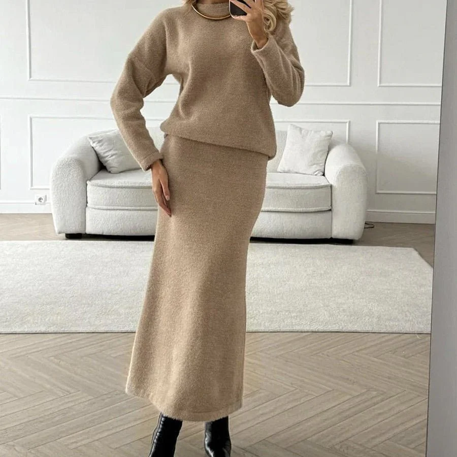 Luxe Fuzzy Sweater & Mermaid Skirt Set(MS192) - Image 14
