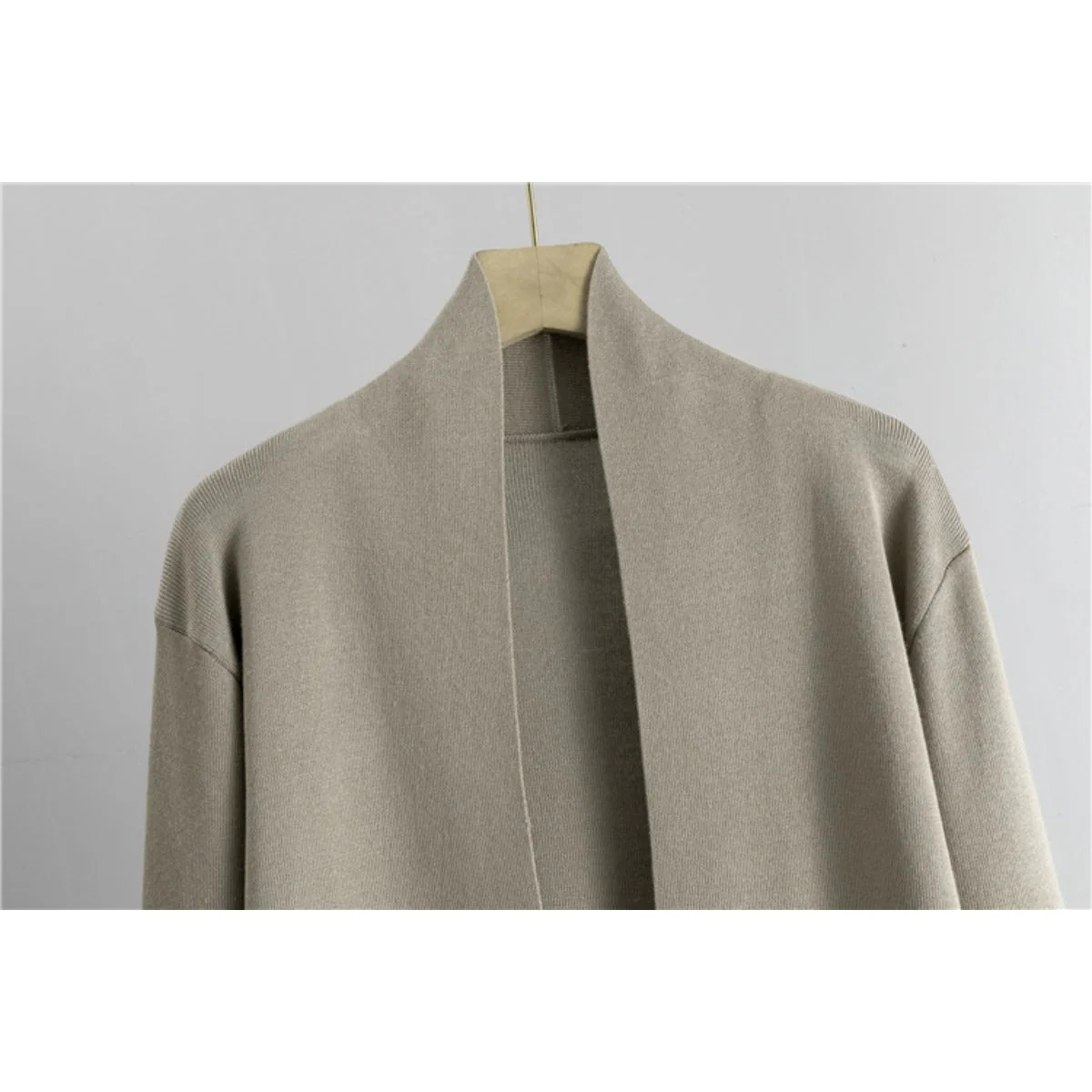 Luxury Knit Oversized Shawl Cardigan Three-Piece Set (MS090) - Image 20