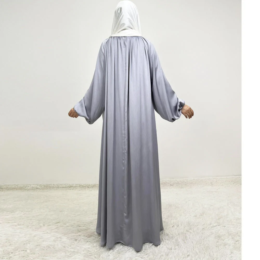 Luxury Lounge Lantern Sleeve Modest Swing Abaya (MA168) - Image 10