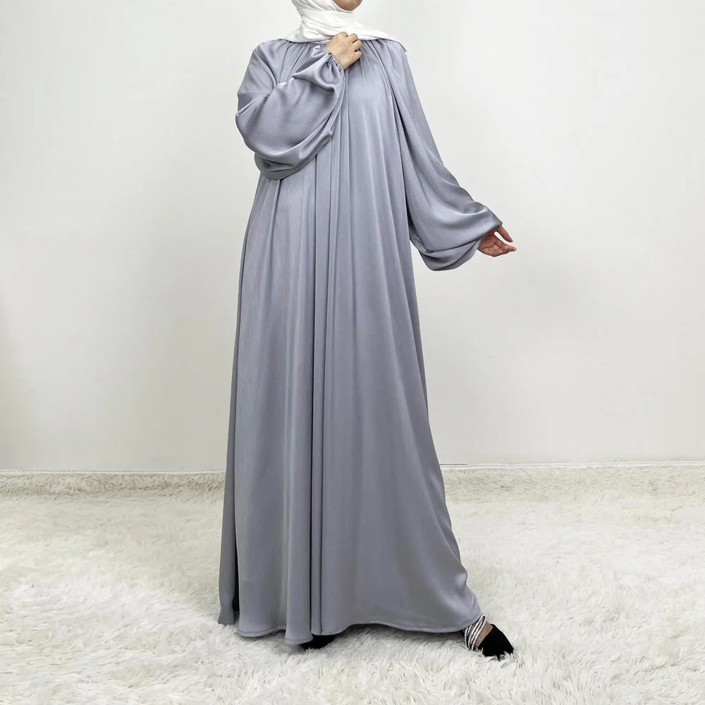 Luxury Lounge Lantern Sleeve Modest Swing Abaya (MA168) - Image 7