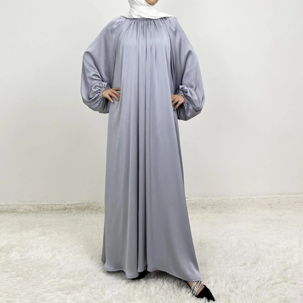 Luxury Lounge Lantern Sleeve Modest Swing Abaya (MA168) - Image 8