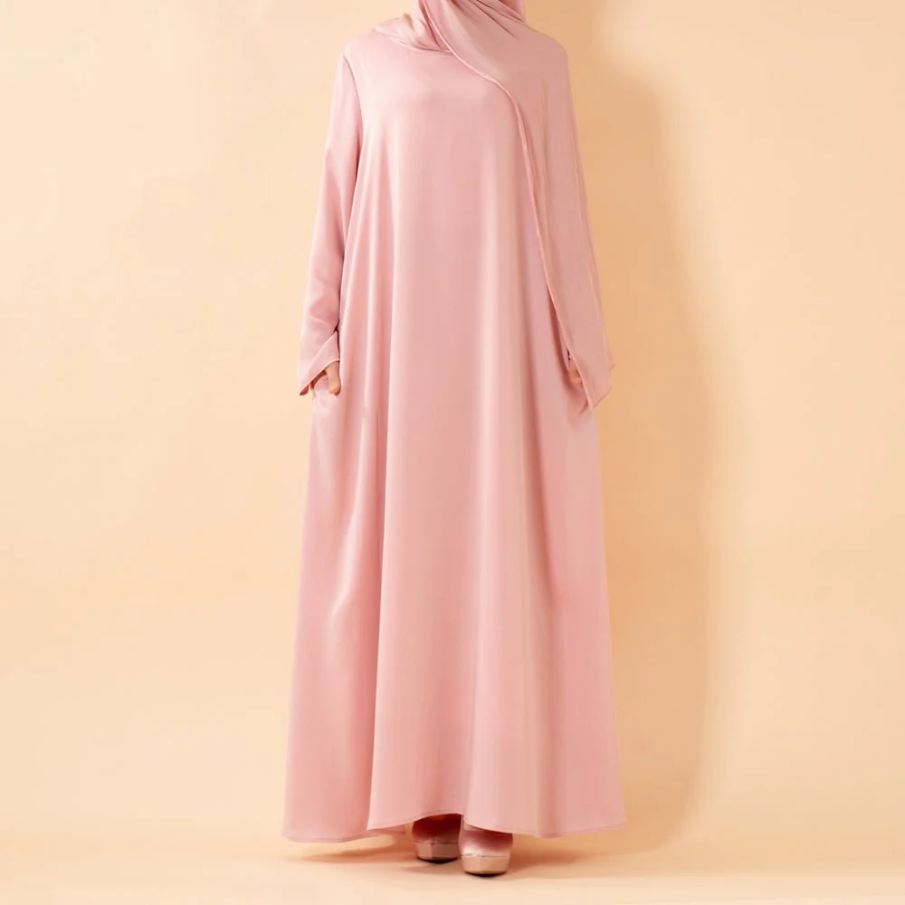 Luxury Organza Cape Abaya | A-Line Maxi Dress with Tie Belt & Sheer Overlay Cape (MA300) - Image 7