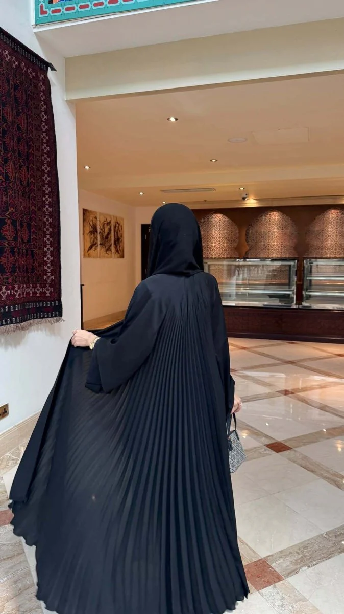 Luxury Pleated Open Abaya Collection (MOA199) - Image 6