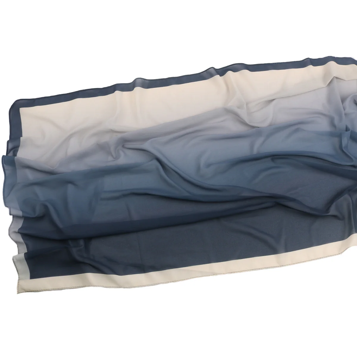 Luxury Premium Pearl Chiffon Gradient Hijab(MH148) - Image 11
