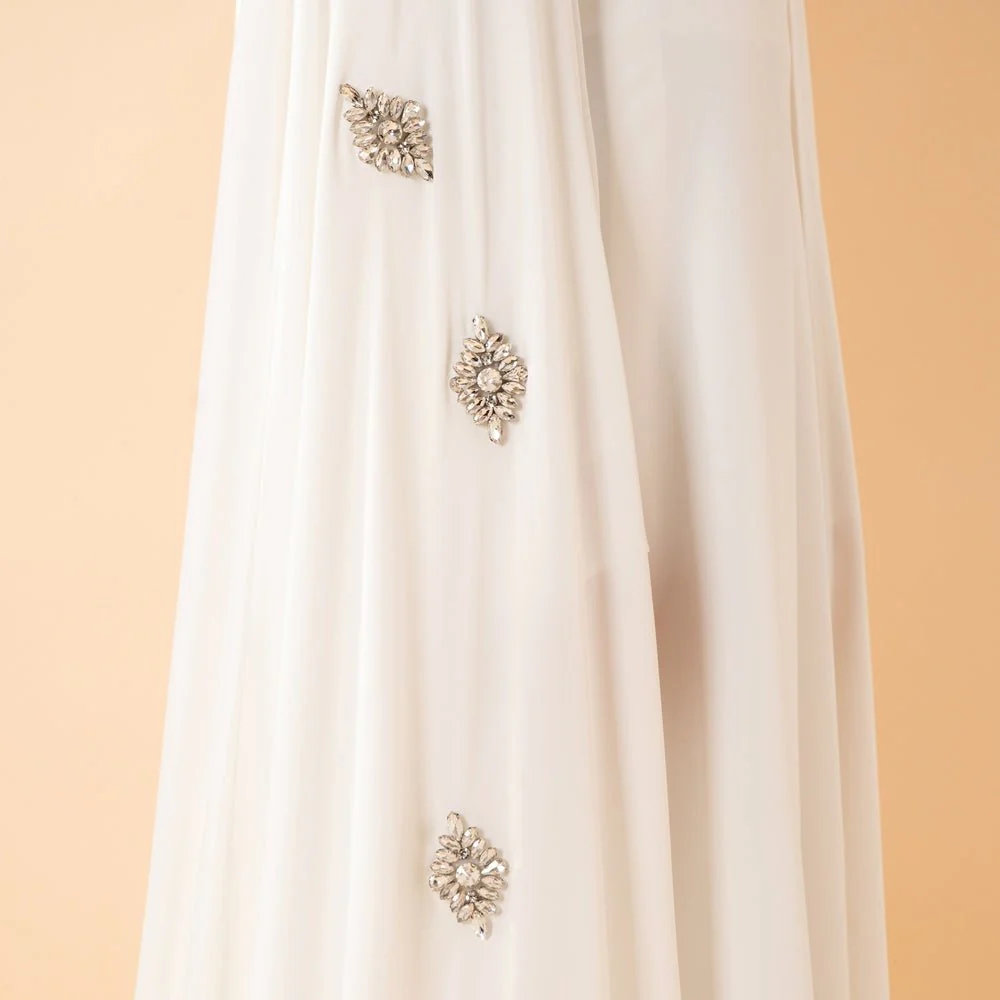 Luxury Satin Royal Cape Abaya(MA326) - Image 8