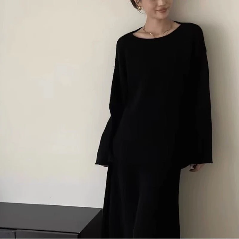 Luxury Soft Knit Sweater & Skirt Set | Autumn Winter Two-Piece Outfit(MS160) - Image 8