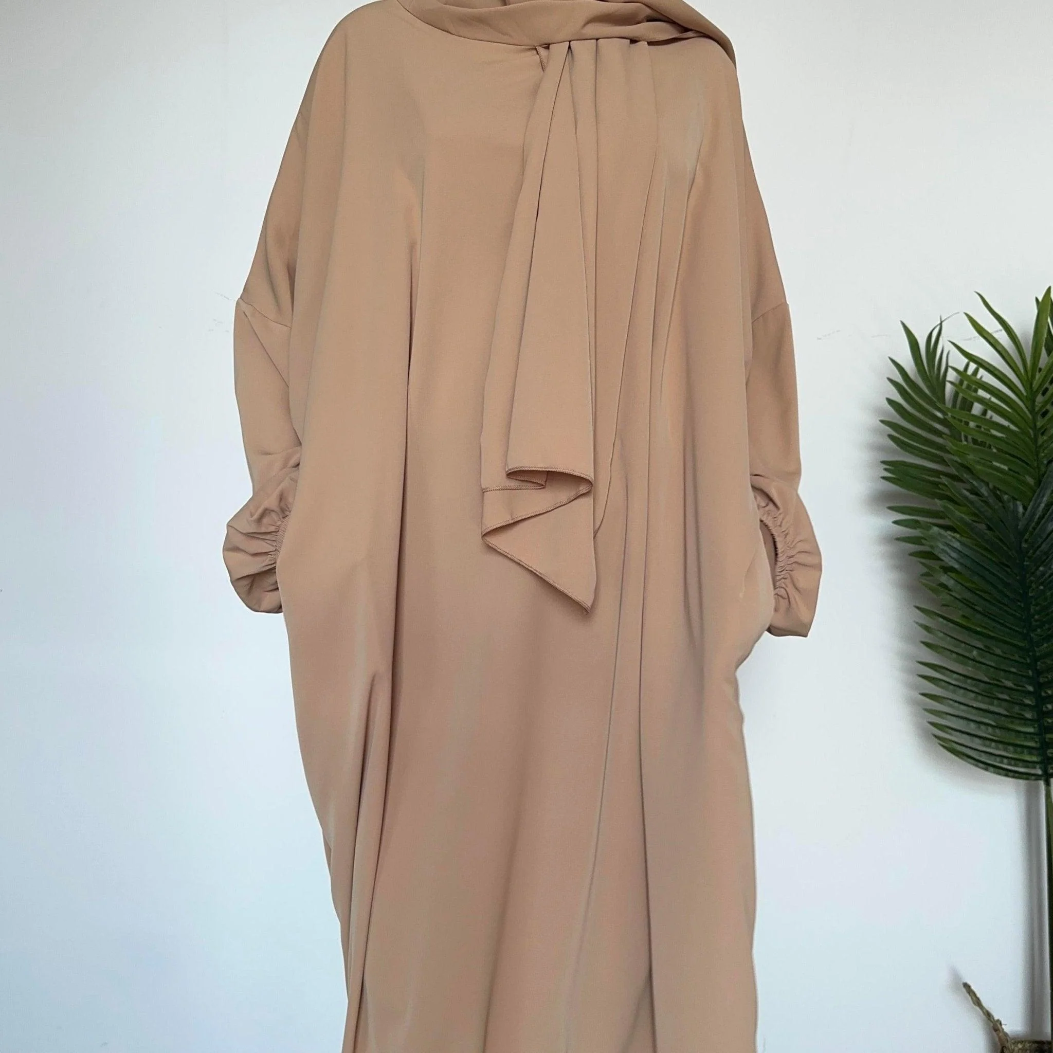 Hijab Attached Hoodie Abaya (MA001) - Image 11