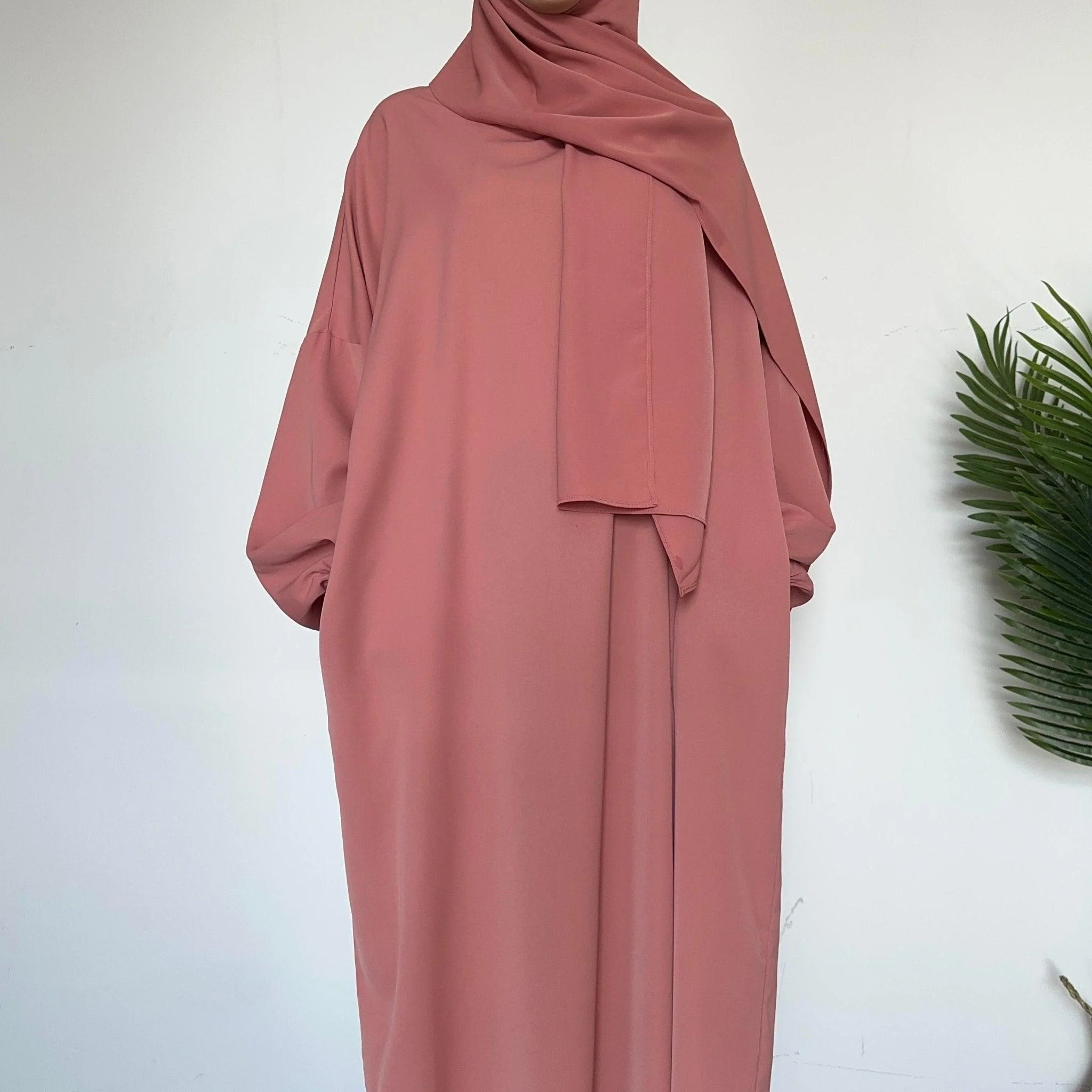 Hijab Attached Hoodie Abaya (MA001) - Image 12
