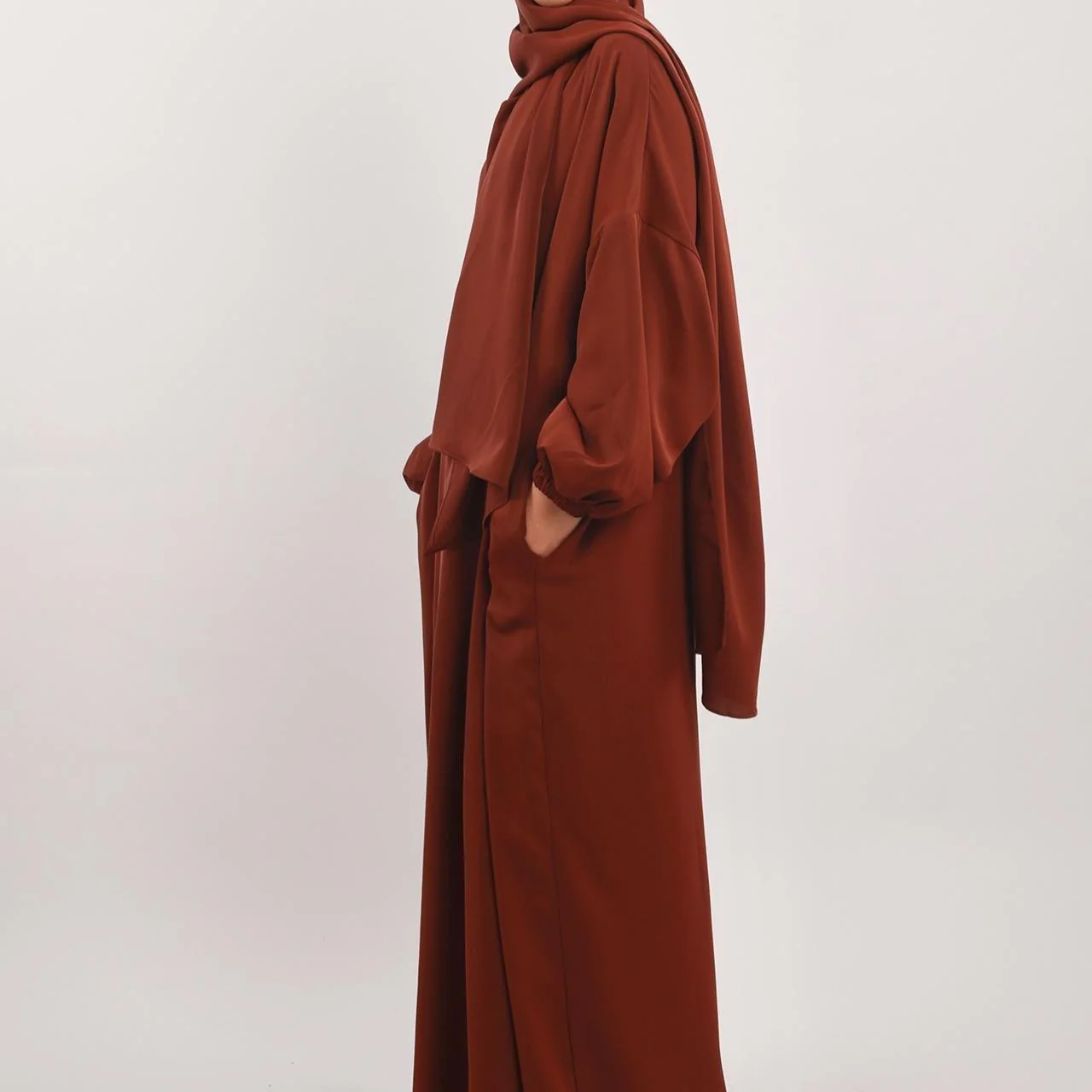 Hijab Attached Hoodie Abaya (MA001) - Image 14
