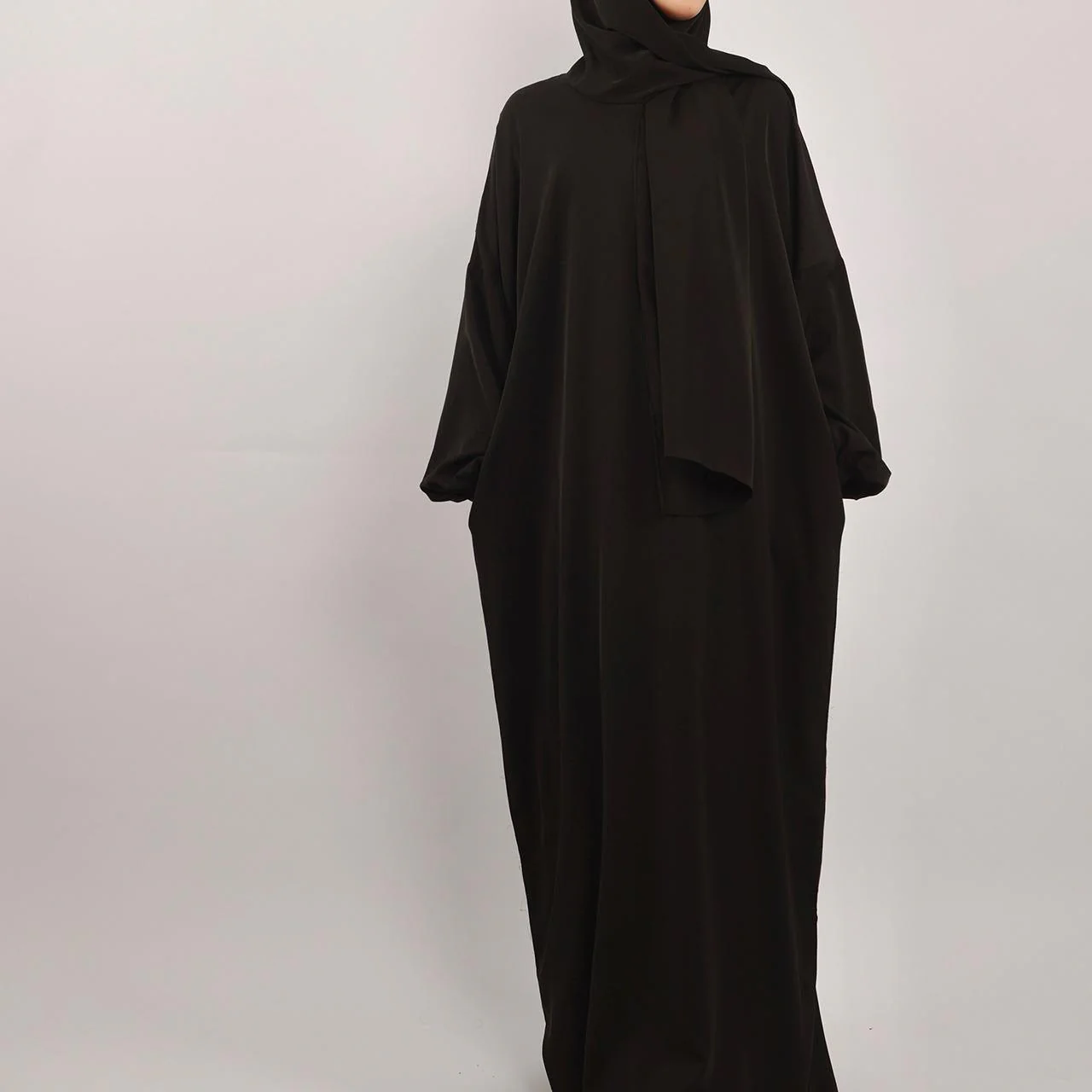 Hijab Attached Hoodie Abaya (MA001) - Image 8