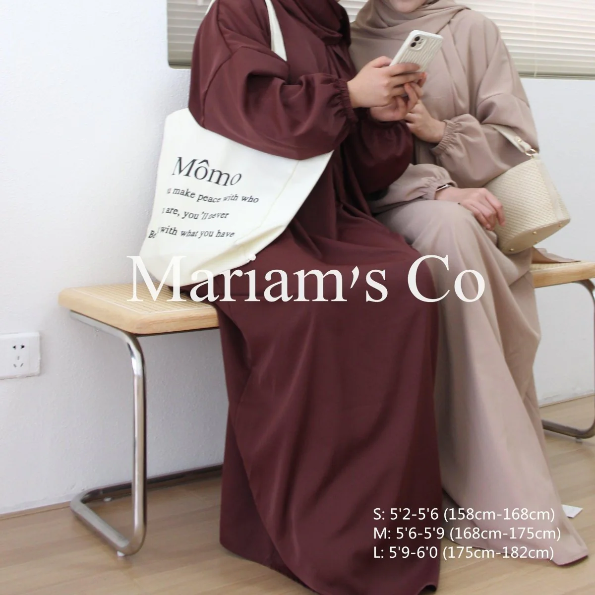 Hijab Attached Hooded Abaya With Pockets (MA0011) - Image 3