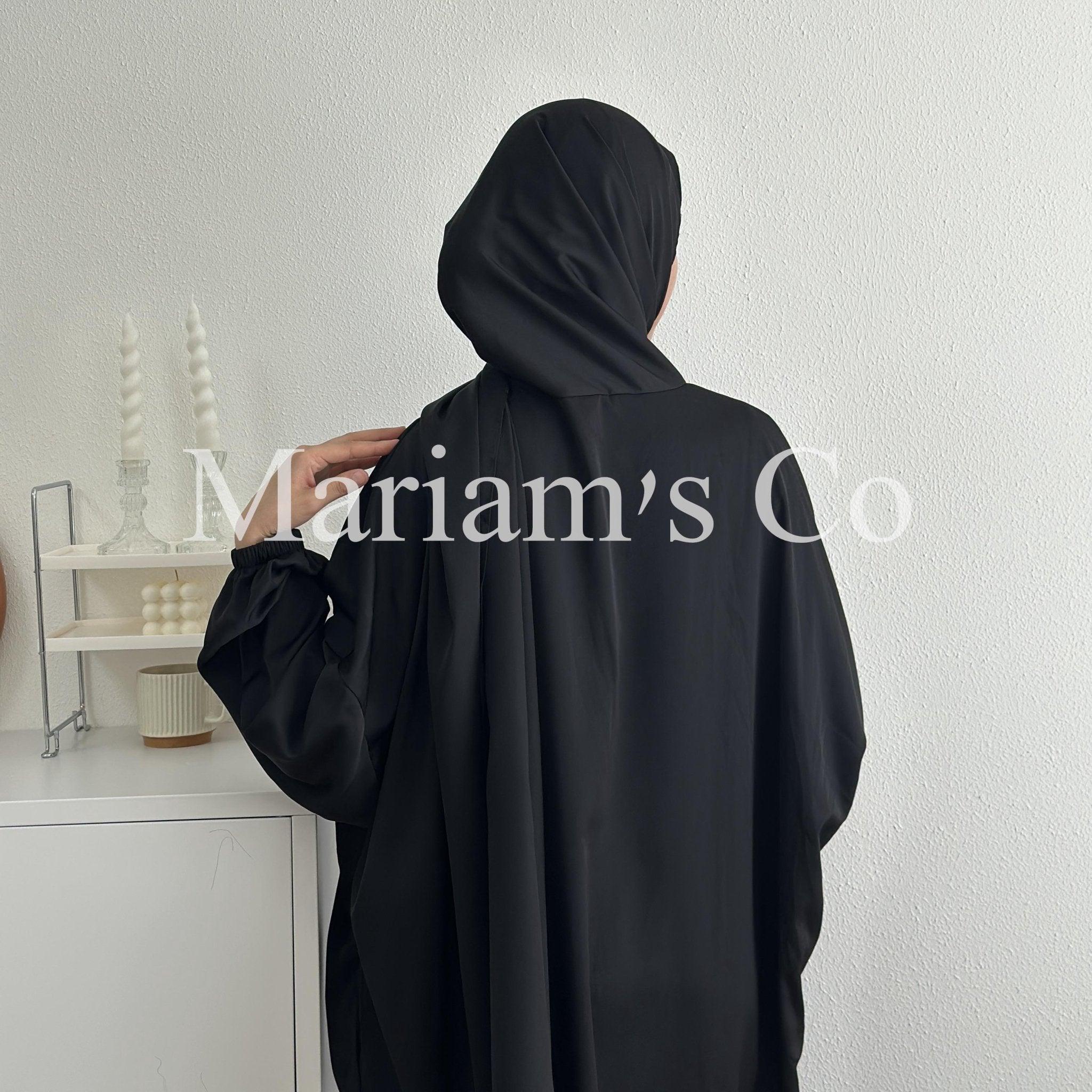 Hijab Attached Hooded Abaya With Pockets (MA0011) - Image 5
