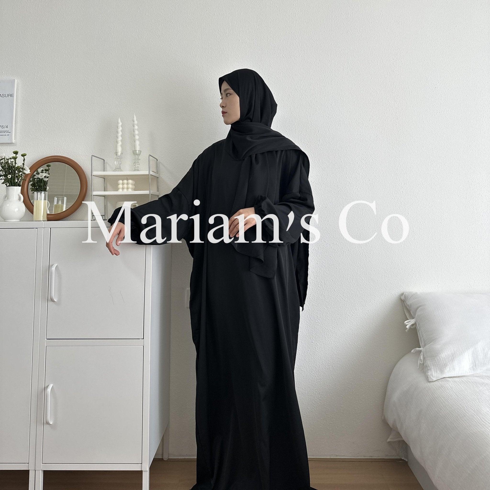 Hijab Attached Hooded Abaya With Pockets (MA0011) - Image 6