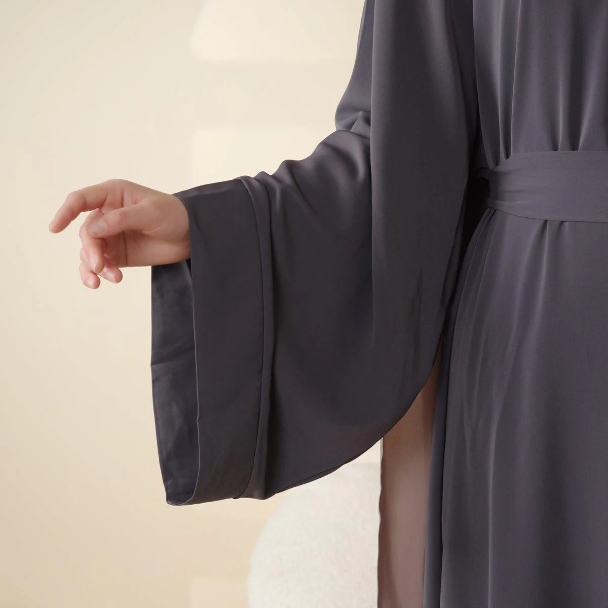 Soft Nidha Plain Abaya (MA005) - Image 10