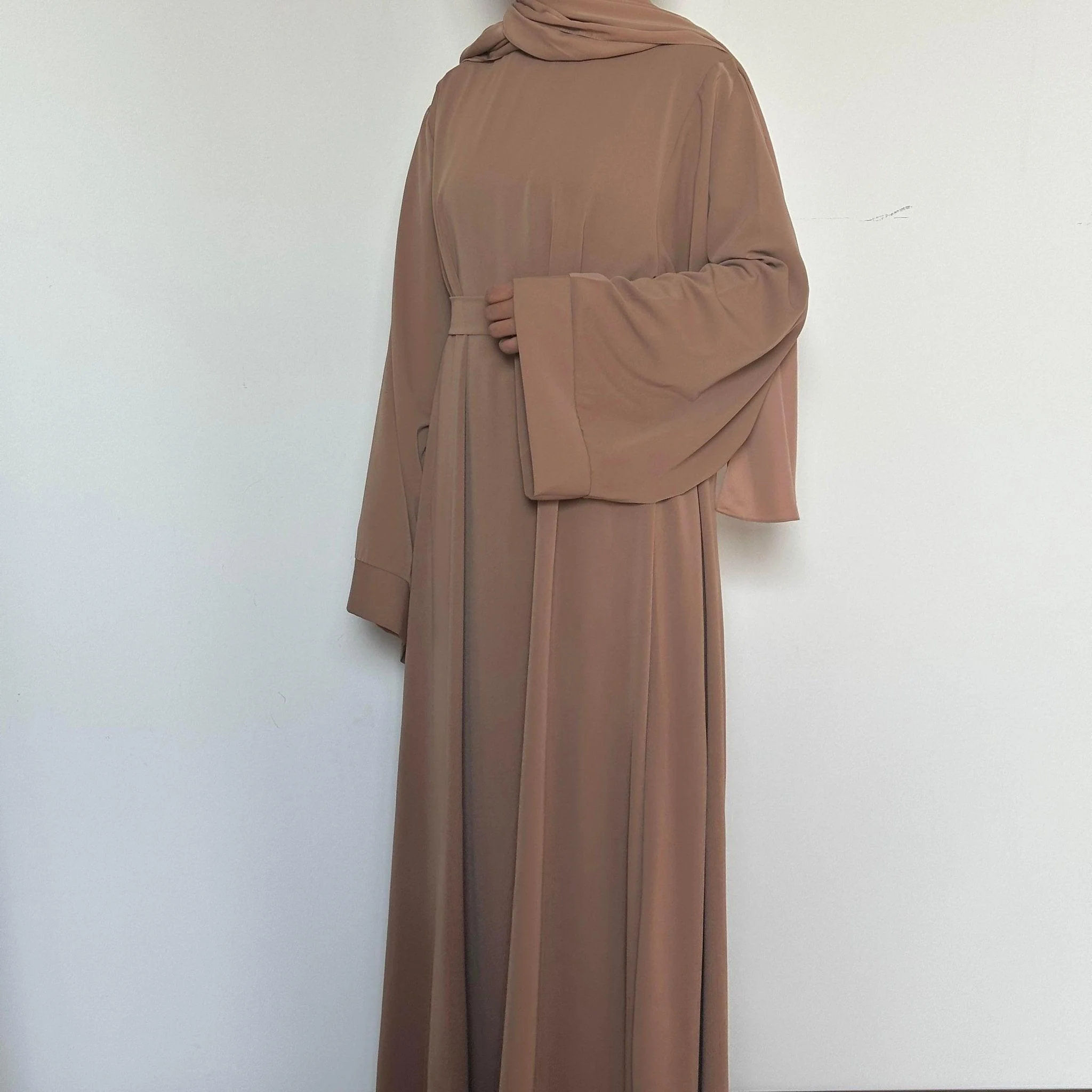 Soft Nidha Plain Abaya (MA005) - Image 12