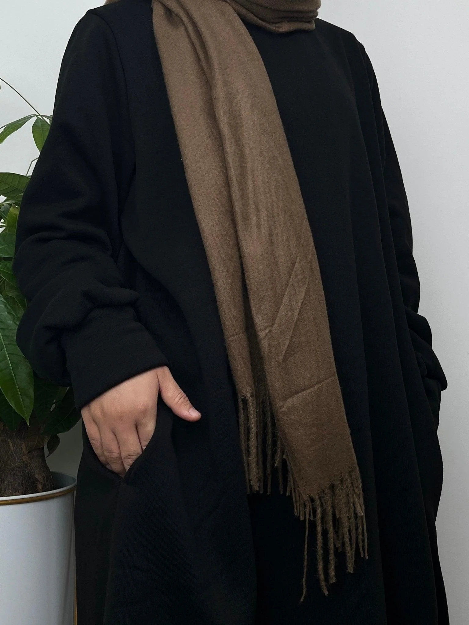 Thermal Oversize Sweatshirt With Pockets (MA012) - Image 4