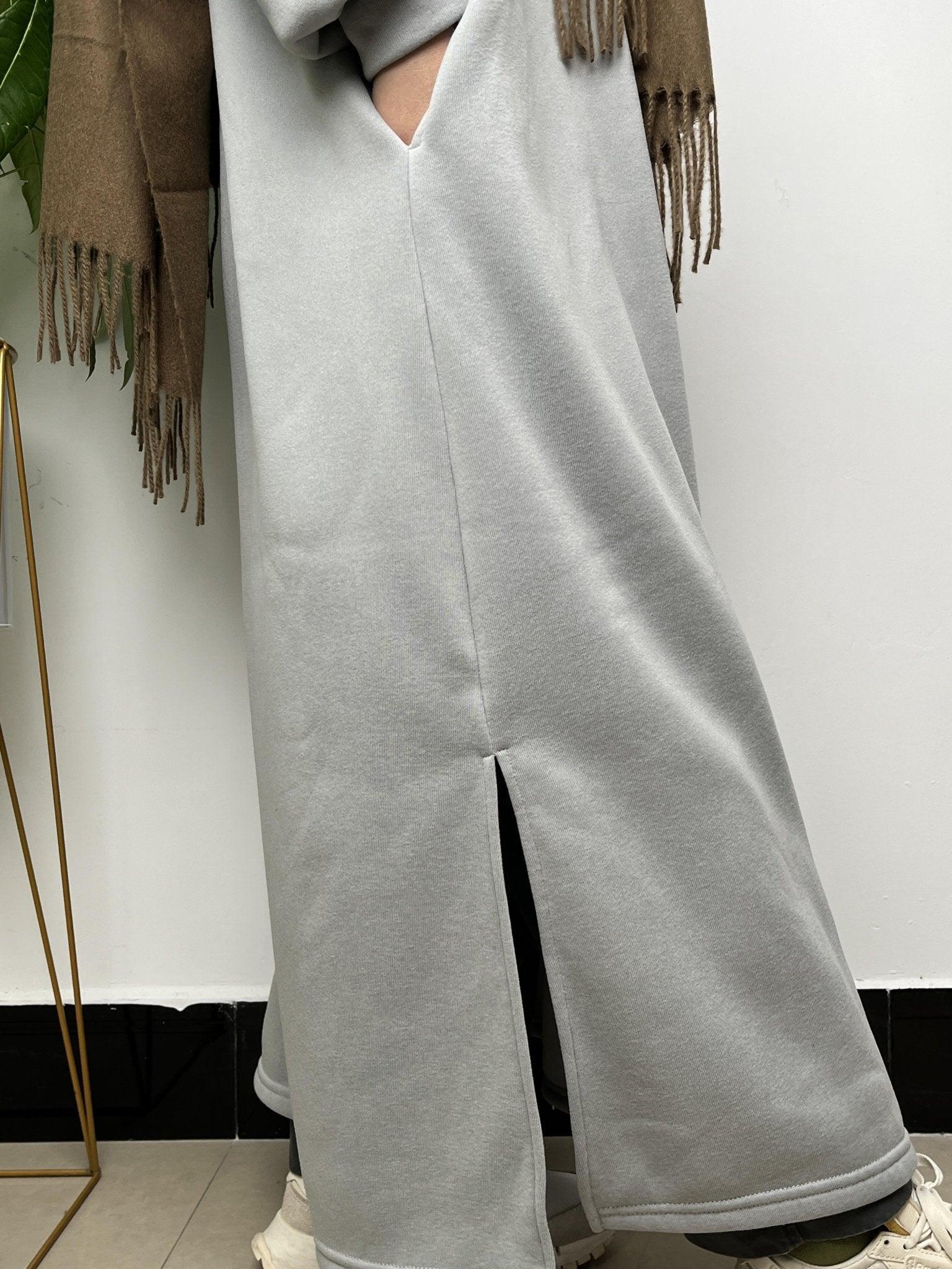 Thermal Oversize Sweatshirt With Pockets (MA012) - Image 5