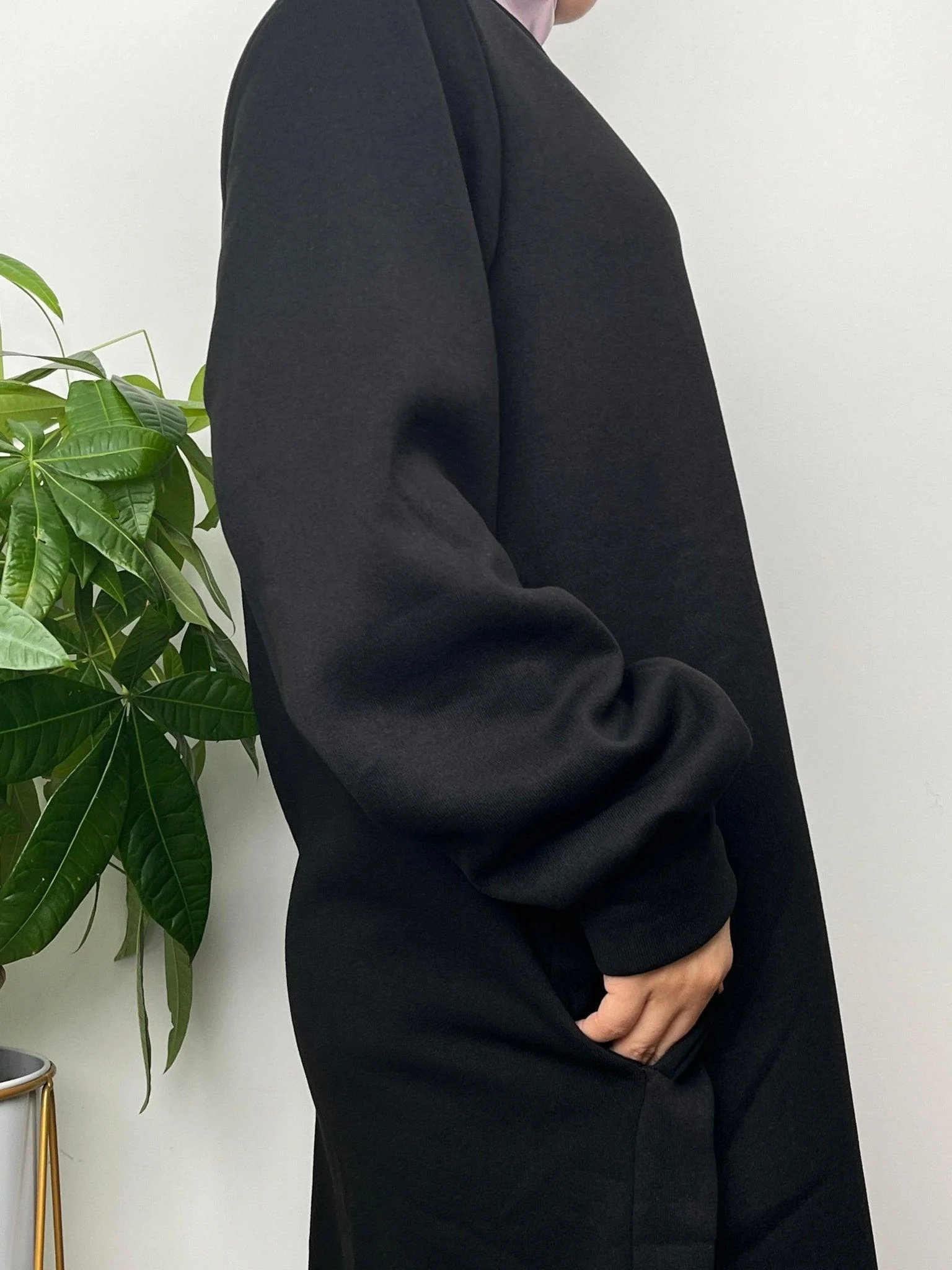 Thermal Oversize Sweatshirt With Pockets (MA012) - Image 6