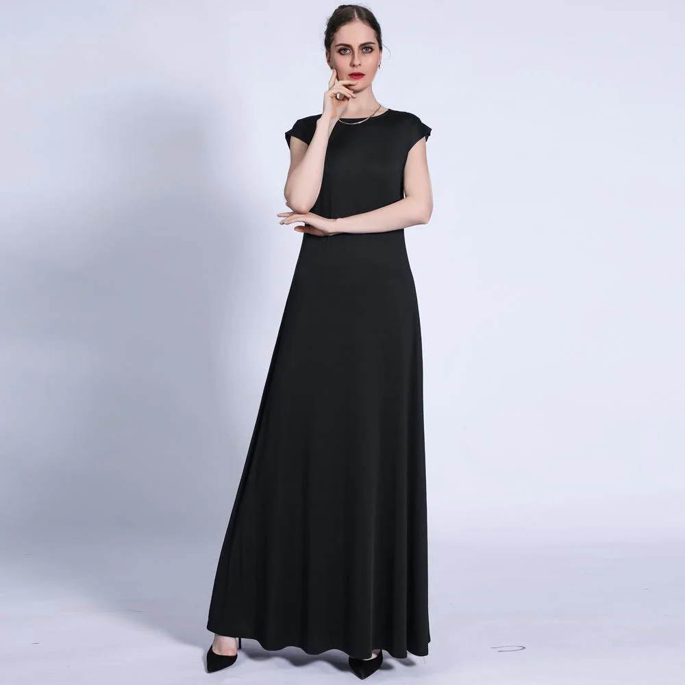 Sleeveless Jersey Slip Dress (MA023) - Image 3