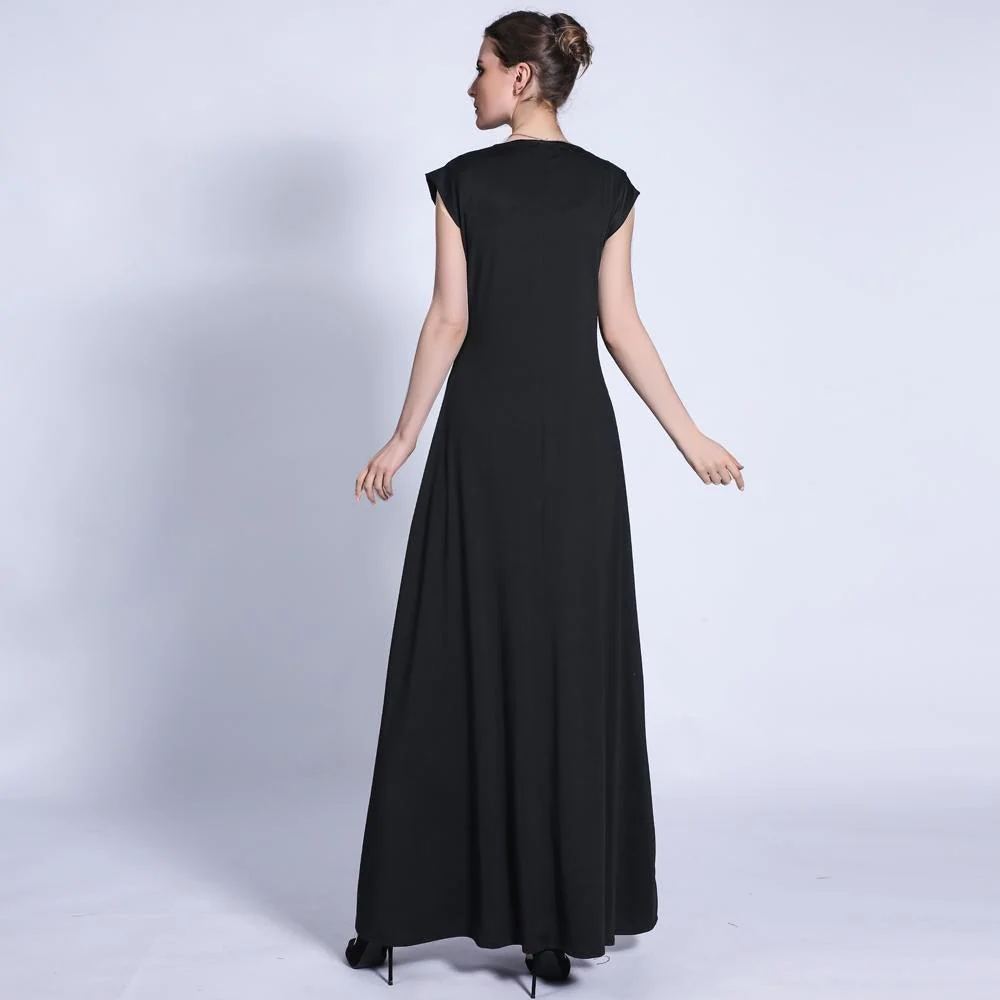 Sleeveless Jersey Slip Dress (MA023) - Image 4