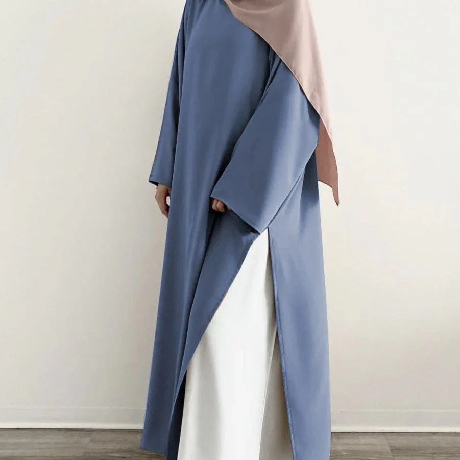 Casual Fashion Slit Abaya (MA063) - Image 10